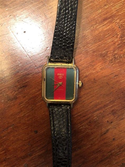 how much are vintage gucci watches worth|authentic vintage Gucci watch.